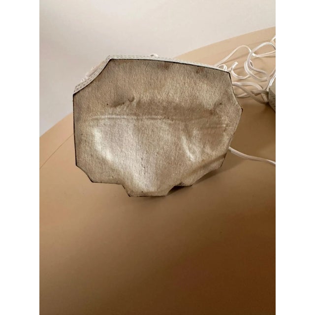 Pair of Antique Bisque Electric Table Lamps For Sale - Image 12 of 12