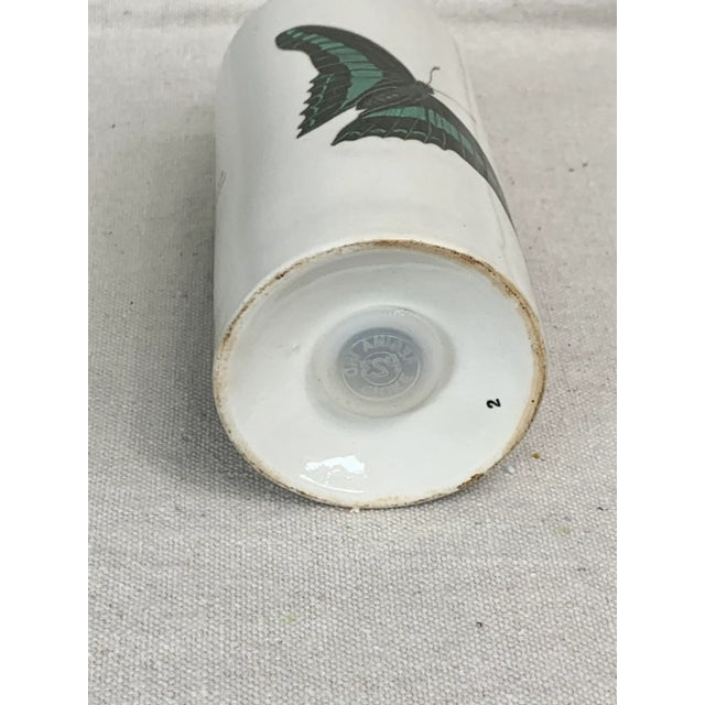 1980s Vintage Portmeirion Convolvulus Butterfly Sugar Sifter For Sale - Image 5 of 8