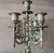 Metal Set of 2 Brevettato Brass Candlebras For Sale - Image 7 of 12