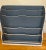 Blue Painted Wood Stationery Box For Sale - Image 4 of 4