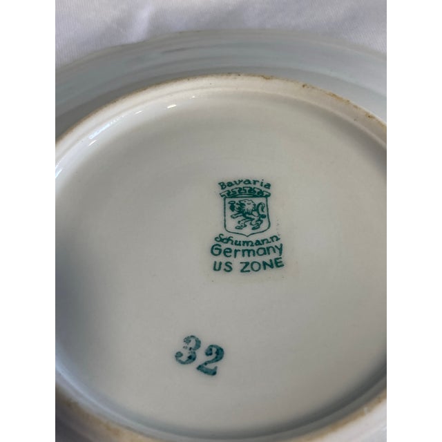 Vintage Schumann Bavaria Floral Demitasse Cup and Saucer For Sale - Image 4 of 10
