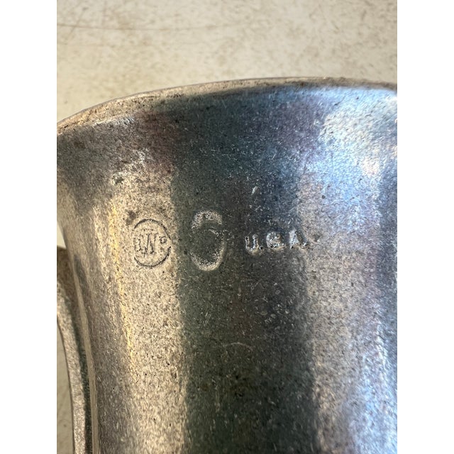 Mid-Century Modern Mid 20th Century RWP Wilton Trumpet Pewter Beer Mug Pair -2 For Sale - Image 3 of 11