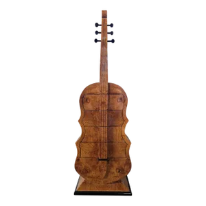 Art Deco Chest of Drawers in the Shape of a Double Bass, 1930s