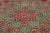 1950s Vintage Distressed Rug, Multicolor Geometric Medallion Pattern - Rug & Kilim For Sale - Image 5 of 8