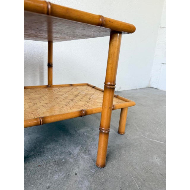 Nesting Tables in Rattan and Wicker, 1970, Set of 4 For Sale - Image 12 of 18
