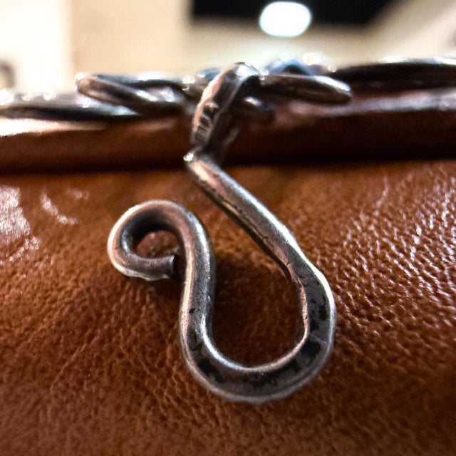 1950s 1950s Modernist Miro Styled Silver Spiral Bracelet For Sale - Image 5 of 7