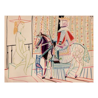 Pablo Picasso, The King, the Horse and the Courtesan, Nude, Lithograph, 1954 For Sale
