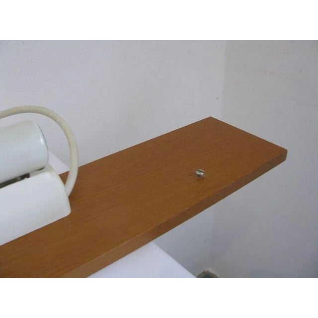 Tan Danish Illuminated Shelf For Sale - Image 8 of 18