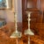 19th Century Pair of Antique Georgian Brass Candlesticks For Sale - Image 5 of 10