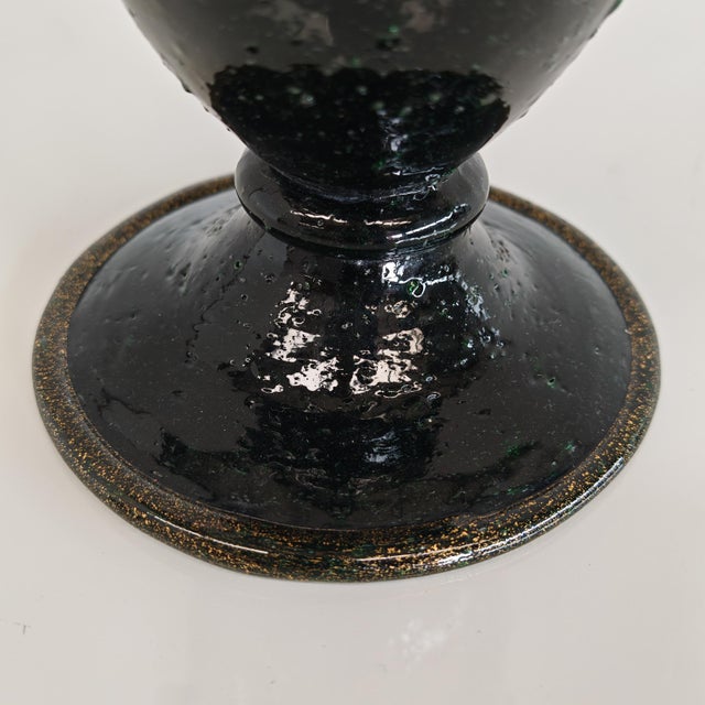 Artistic Murano Glass Vase, Snake Decoration, Pulegoso Napoleone Martinuzzi for Venini 1930s by Napoleone Martinuzzi For Sale - Image 17 of 18