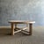 Modern Reclaimed Elm Wood Oval Coffee Table 59" For Sale - Image 3 of 11