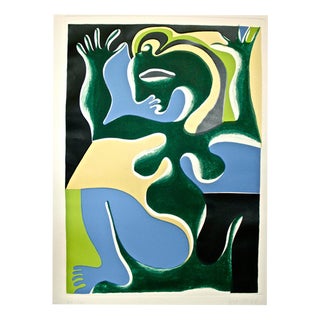 Fritz Baumgartner, Woman, 1970s, Screen Print For Sale
