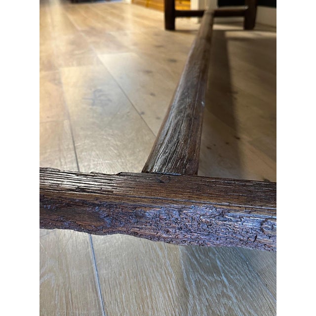 Tan Antique French Table, 1700s For Sale - Image 8 of 18