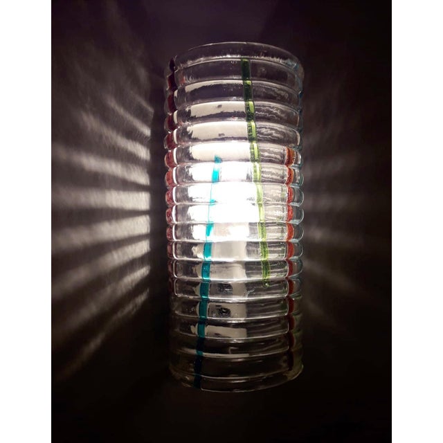 1960s 1960s Ribbed Murano Sconces, a Pair For Sale - Image 5 of 10