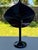 1980s Stuart Abelman Iridescent Studio Art Glass "Jack in the Pulpit" Vase For Sale - Image 6 of 14