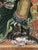 Wood General Guan Yu and Retainers, Mid Century Chinese Reverse Painting on Glass, Rosewood Frame For Sale - Image 7 of 12