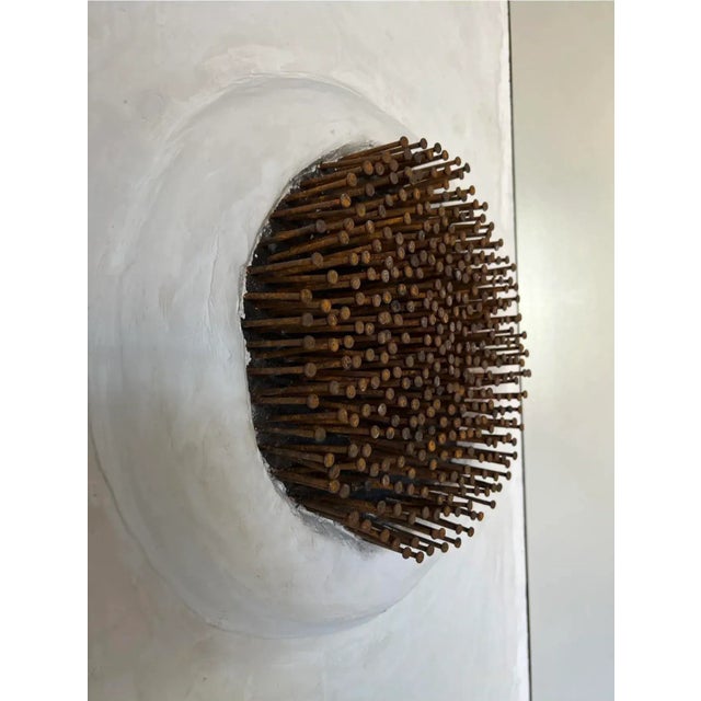 2020s Modern " Convergence of Order and Chaos" Mixed-Media Wall Sculpture For Sale - Image 5 of 11
