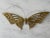 Mid 20th Century A Pair of Vintage Soild Brass Butterfly Wall Hangings For Sale - Image 5 of 9