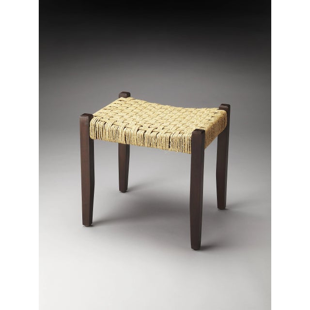 This understated stool is a welcome addition to virtually any space. Its legs and seat frame are sturdily crafted from...