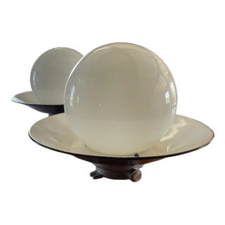 Model 2522 Ceiling Lamps by Paavo Tynell for Idman, 1940, Set of 2 For Sale