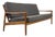 Danish Teak and Wool 3-Seater Sofa, 1960s For Sale