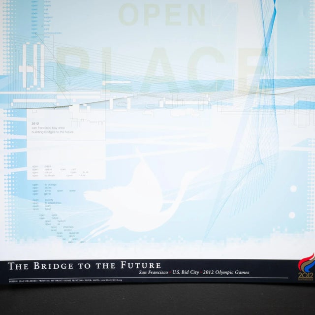 Modern Original San Francisco Olympic Summer Games Poster, 2002 by Jean Orlebeke For Sale - Image 3 of 4