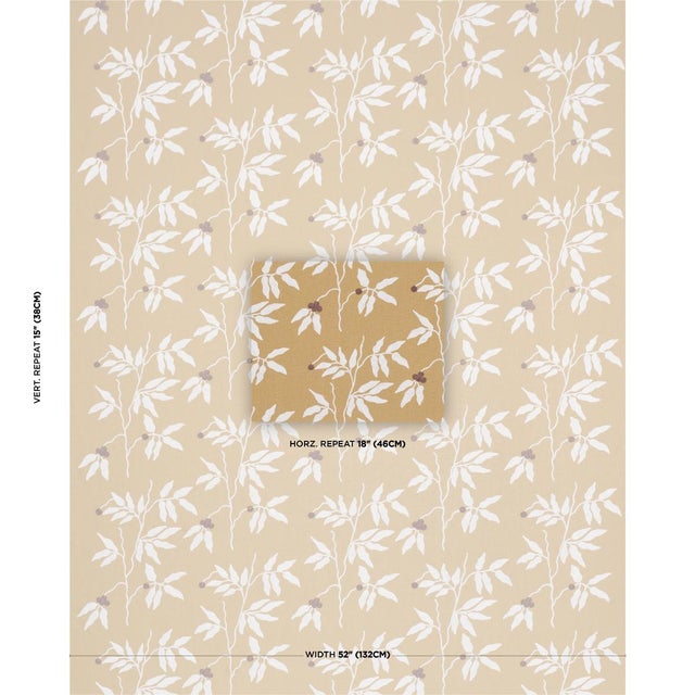 Featuring dramatic, oversize botanical motifs, Lilla Embroidery is a traditional design with modern leanings. The cotton-...