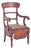 Chair with Striped Upholstery, 19th Century For Sale - Image 11 of 11