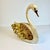Mid 20th Century Mid-Century Coastal Hollywood Regency Italian Capiz Shell Encrusted Tole Swan Sculpture. For Sale - Image 5 of 16