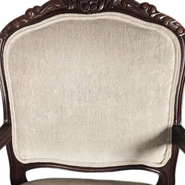 Drexel Heritage Louis XV Style Bergere Armchairs French Rococo Pair 41" For Sale - Image 11 of 16