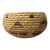Small Vintage Hand Woven Coil Basket For Sale