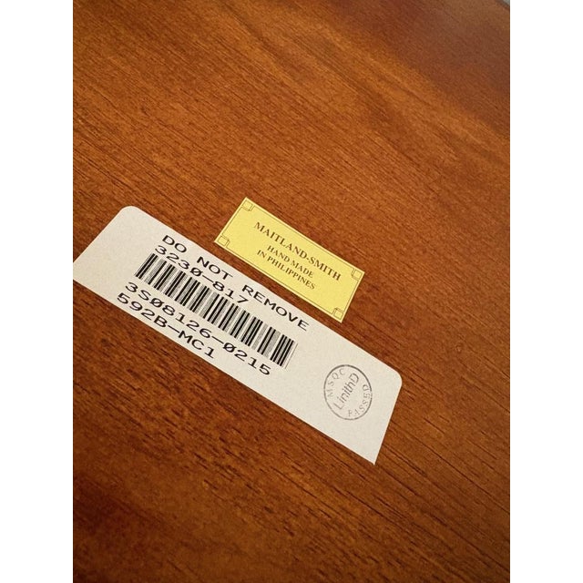 ​Maitland Smith Louis XV Style Mahogany Ormolu Mounted Cocktail End Table For Sale - Image 11 of 11