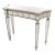 Garbo Mirrored Console Table, Silver For Sale