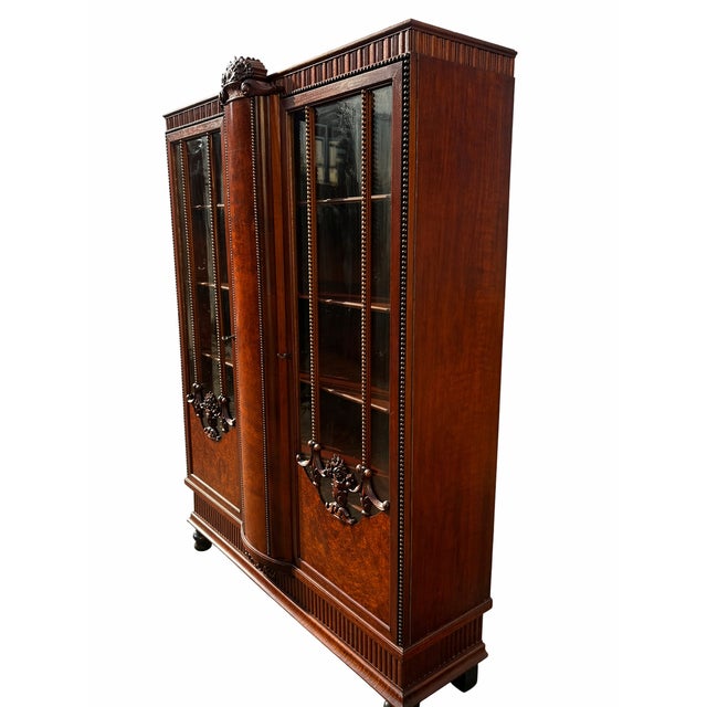 Vintage Louis XVI Style Display Cabinet, 1920s For Sale - Image 3 of 6