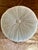 Metal Vintage Hollywood Regency Pleated Sage Green Velvet Round Ottoman Featuring Elegant Cast Brass Cabriole Legs For Sale - Image 7 of 14
