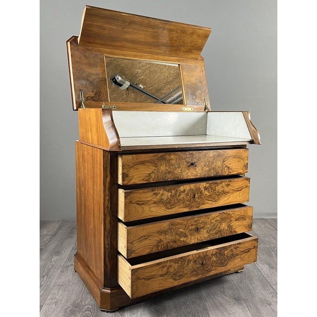 19th Century Walnut Dressing Table For Sale - Image 4 of 13