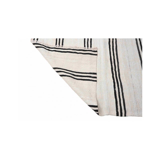 Turkish Vintage Hemp Kilim Rug - 4`7" X 6`2" For Sale In Los Angeles - Image 6 of 6