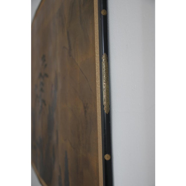 Vintage Japanese Folding Screen For Sale - Image 11 of 17