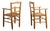Mid-Century French Wooden Armchairs, 1950s, Set of 2 For Sale
