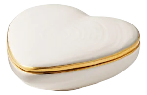AERIN Heart Box, Cream