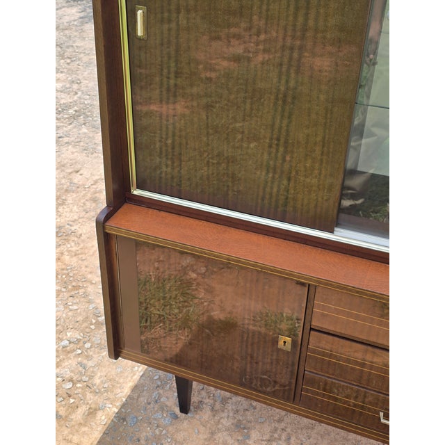 Authentic Mid-Century Modern German Schrank / Bar Cabinet by Bröcker (1960s) For Sale - Image 11 of 15