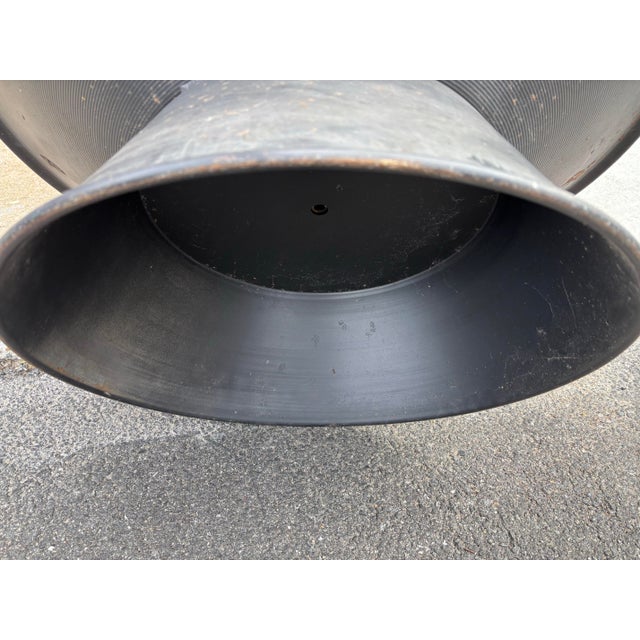 Burnt Orange Malm Enamel Fireplace For Sale - Image 8 of 11