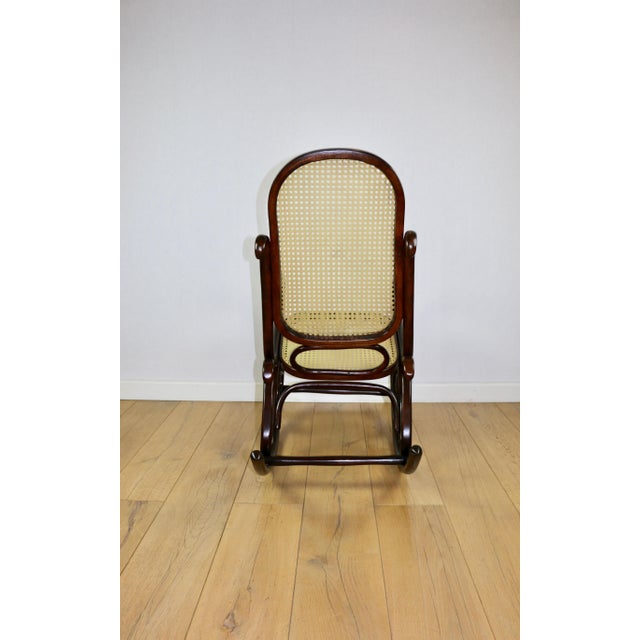 Rocking Chair on Runners, 1970s For Sale - Image 6 of 15