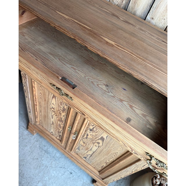 Large Louis Philippe Sideboard in Pitch Pine, 1890s For Sale - Image 13 of 14