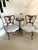 Pair of antique Victorian quality carved walnut side chairs having fantastic quality carved solid walnut shaped backs,...