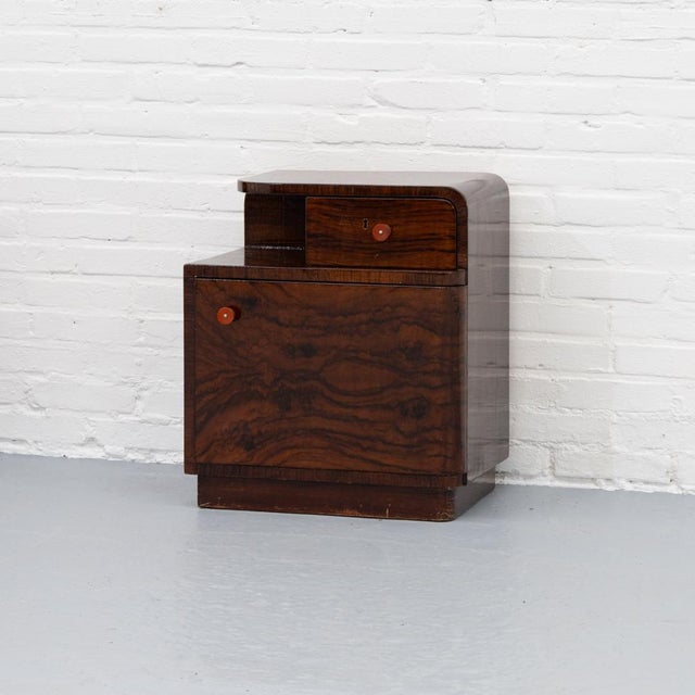 Art Deco Bedside Tables, 1920s, Set of 2 For Sale - Image 12 of 18