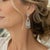 Late 20th-Century Victorian Style Natural Diamond Dangle Earrings, Pair For Sale - Image 4 of 4