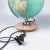 Illuminated Glass Globe from JRO-Verlag, Munich, Germany, 1960s For Sale - Image 4 of 16