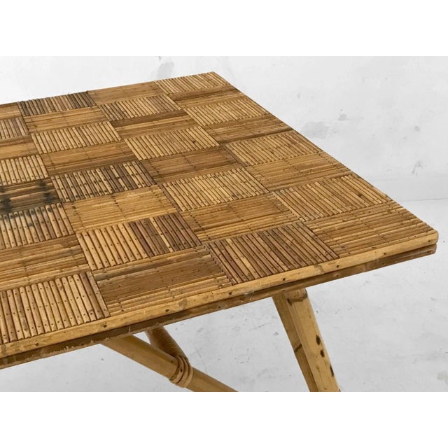 Large Dining Table by Adrien Audoux & Freda Minet, 1950s For Sale - Image 4 of 11