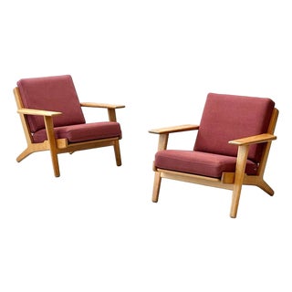 GE 290 Easy Chair by Hans J. Wegner for Getama, 1950s For Sale